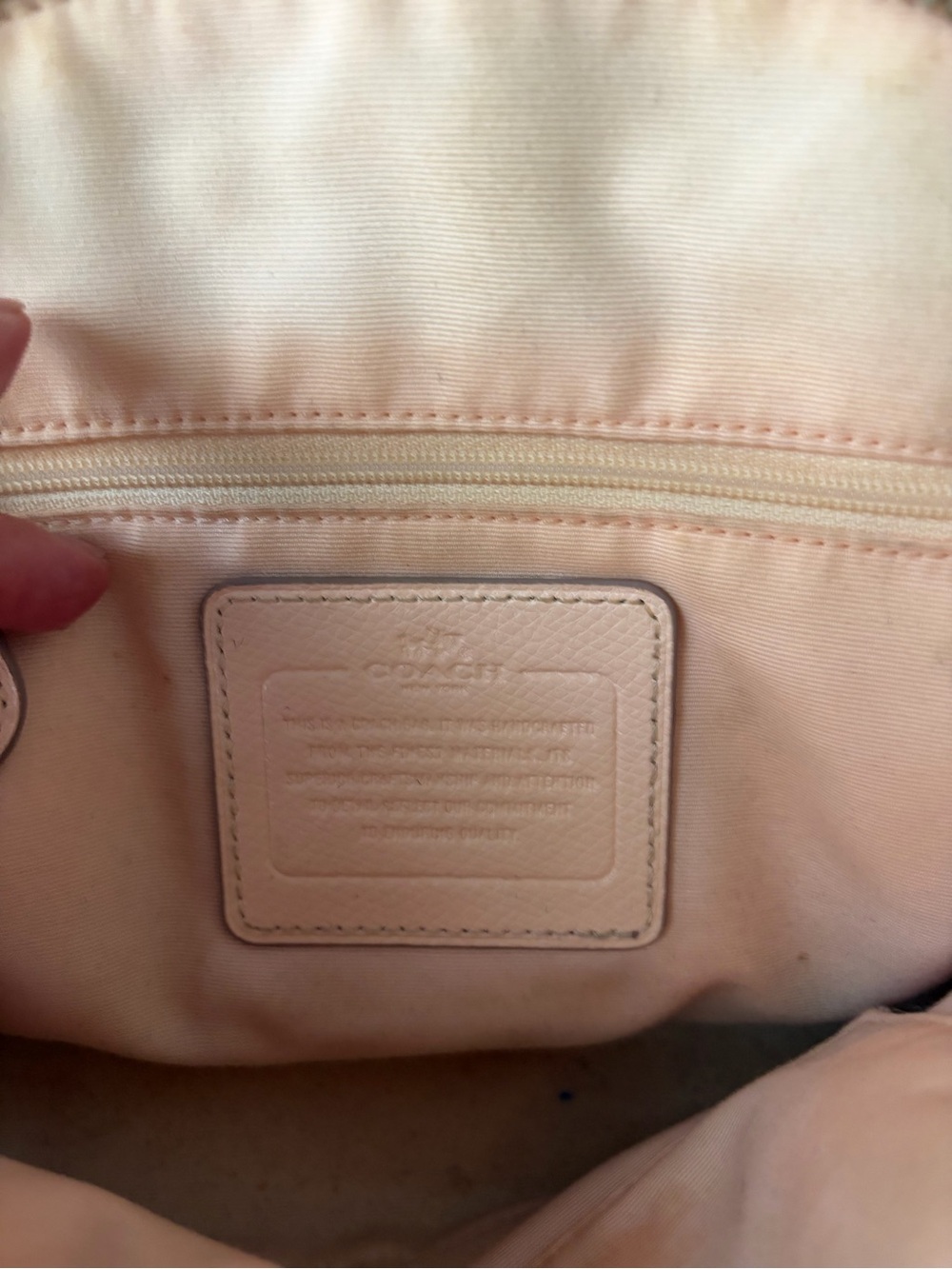Coach Crossgrain Cora Domed
Satchel Handbag - Picture 8 of 9